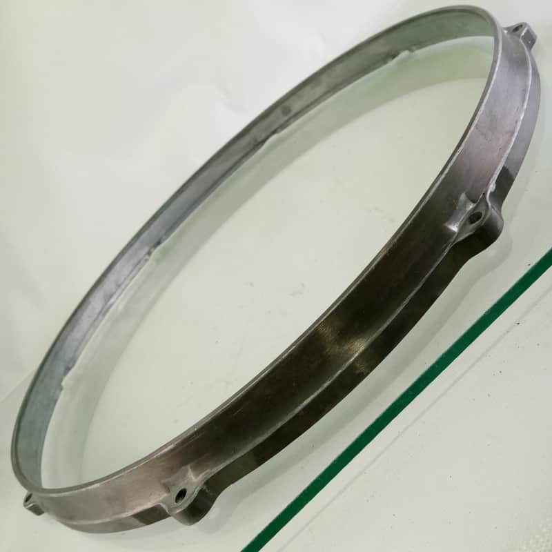 Gretsch 16"Die-Cast Raw Unfinished NOS 8-Lug Floor Tom Drum Rim Hoop USA Vintage image 1