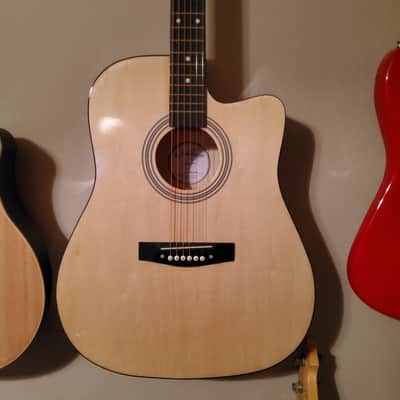 🎸FAST, FREE SHIPPING!🎸 Acoustic Guitar w/Soft Case/Gig Bag, Strap, & Tuner! image 4