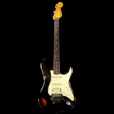 Fender Custom Shop Black Lightning Stratocaster Relic | Reverb