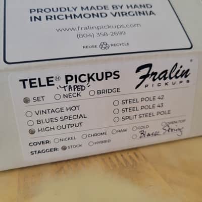 Lindy Fralin High Output Tele Pickup Set-new image 1