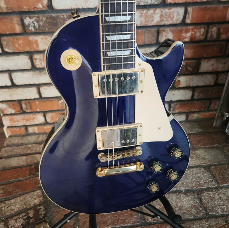 Gibson Les Paul Classic 2022 - 2023 - Chicago Blue with gold hdwe image 1