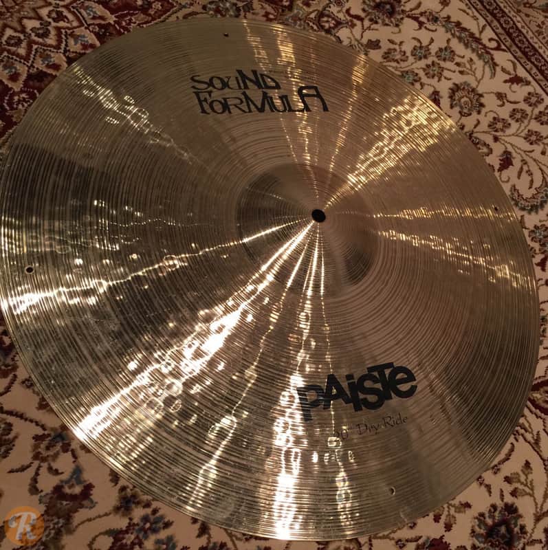 Paiste 20" Sound Formula Dry Ride Cymbal 1993-1996 image 5