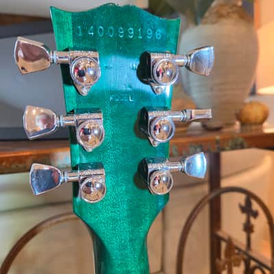 Gibson Les Paul 2014 - River Blue AAA Quilted Maple image 10