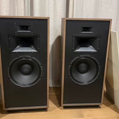 Klipsch Forte IV 2022 - Distressed Oak - Lambswool Grill image 2
