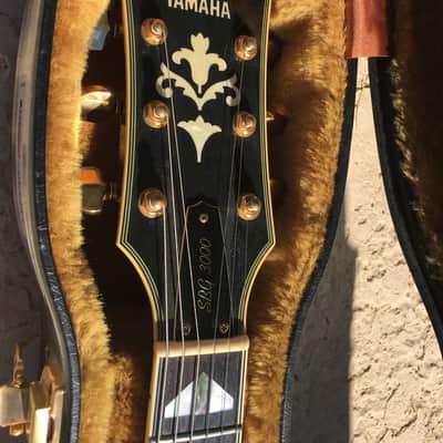 Yamaha SBG3000 SG 3000 Signed by Tito Jackson 1984 Black Sparkle Celebrity Owned image 4
