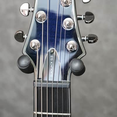Schecter Blackjack C-7 7 String Electric Guitar Dark Blueburst Finish with Pro Setup image 5