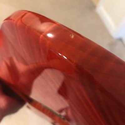 Hamer Californian Elite Flamed Maple 1992 - Salmon Blush Transparent image 18