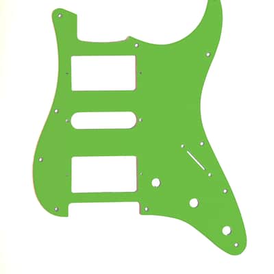 Carmedon Electronics Stratocaster Pickguard HSH 2021 Lime Green image 1