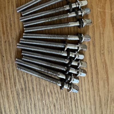 Ludwig Vintage 70s/80s Floor Tom Tension Rods 2.25 Collar To Tip Set Of 12 image 1