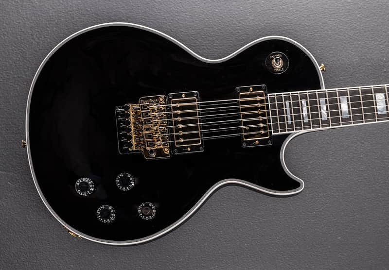 Gibson Custom Shop Les Paul Axcess Custom w/Ebony Fingerboard Floyd Rose Gloss - Ebony image 1
