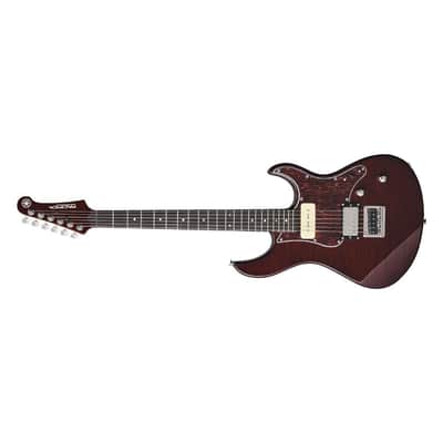 Yamaha Pacifica 6-String Right-Handed Electric Guitar with Solid Alder Body, Rosewood Fingerboard, Flamed Maple Tops, and Maple Neck with Tinted Finish (Root Beer) image 2