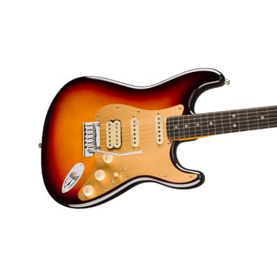 Fender American Ultra II Stratocaster HSS Ebony Neck Ultraburst w/Case image 2