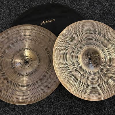 Sabian 14" Artisan Elite Hi-Hat Cymbals (Pair) 2017 - 2018 - Natural image 2