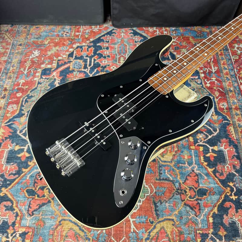 Fender Japan Aerodyne Jazz Bass Jet Black *Pro Setup, Low Action* - 2004 image 1