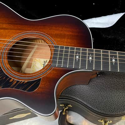 NEW! Taylor 322ce V-Class Grand Concert Acoustic-Electric Guitar - Tobacco - Authorized Dealer - 4.3lbs - G06267 image 2