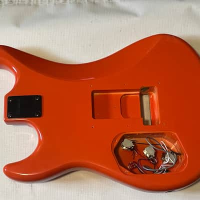 2020 Kramer Pacer Vintage Series Bengal Tiger Stripe Guitar Body Floyd Ready image 13