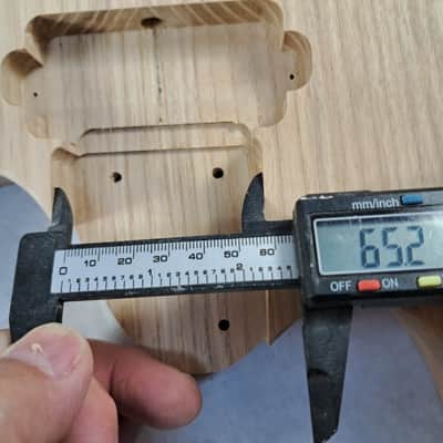 Unfinished Ash HxH 7 string Jem body Fits Ibanez 7 string UV Necks - J2461 image 8