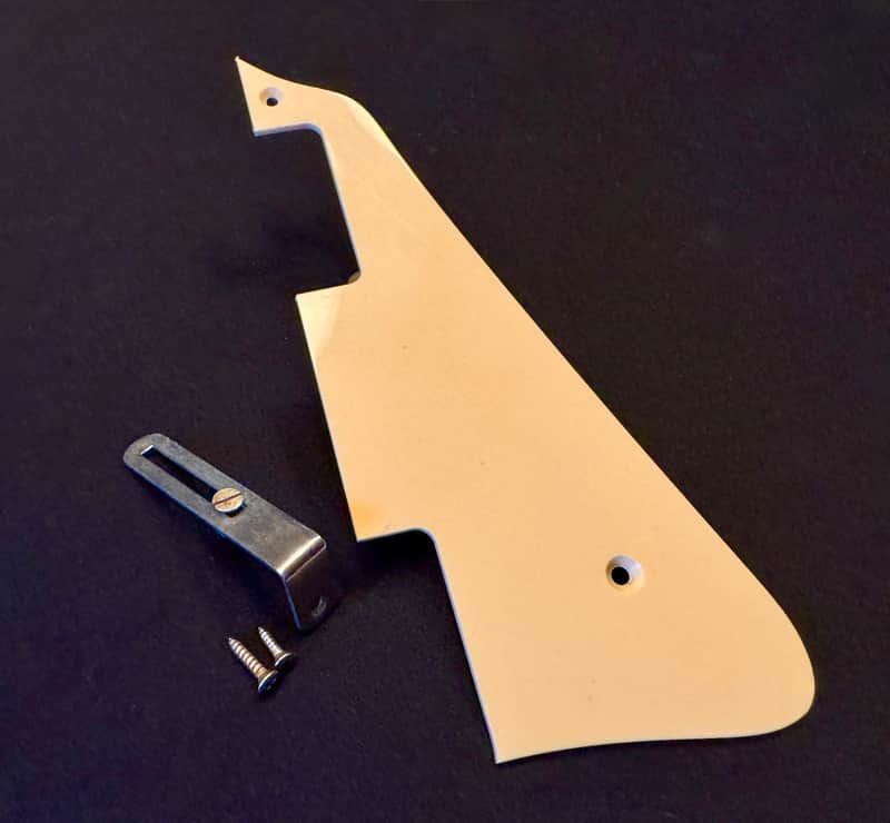 Gibson Les Paul OEM Custom Shop Historic 1959 Reissue Pickguard and Aged Bracket Set Cream image 1