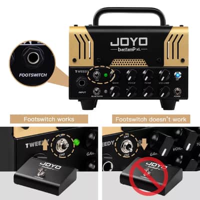 JOYO TWEEDY XL 20W BanTamp Mini Guitar Amplifier Tube Head 2 Channel Rock American Sounds image 6