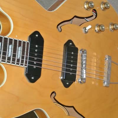 Epiphone Casino Natural w P90 lollars image 2