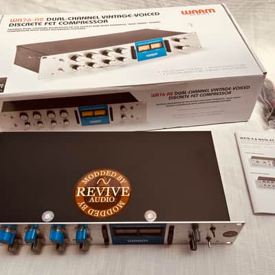 Warm Audio WA76-A2 Stereo Blue Stripe FET Compressor | Revive Audio Mod | Mint | Orig. Box | Upgraded Knobs image 14