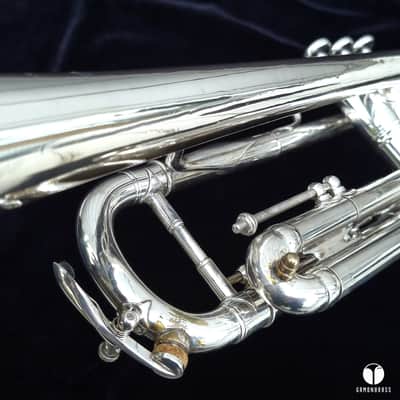 F. Besson pre war 88xxx GRAND PRIX trumpet - silver plated gamonbrass image 23
