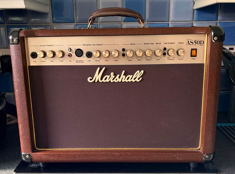 Marshall Acoustic Soloist AS50D 2-Channel 50-Watt 2x8" Acoustic Guitar Combo 2007 - Present - Brown image 1