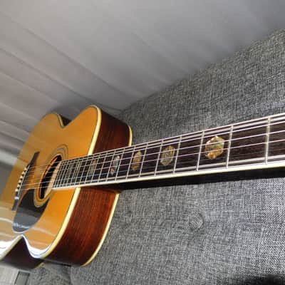 RARITY - MIJ - MORALES BM70 1979 - MARTIN OOO STYLE - ACOUSTIC GUITAR image 7
