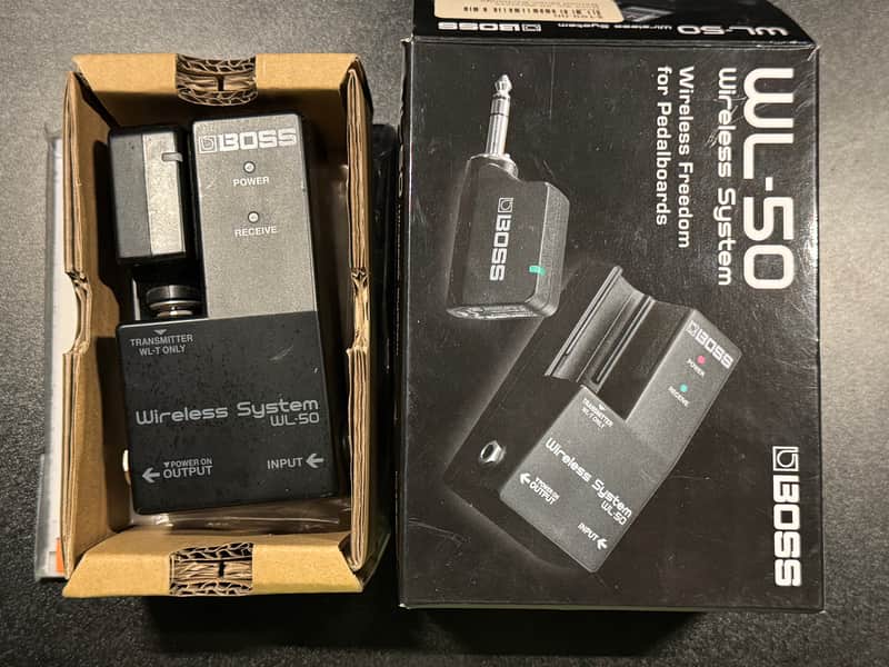 Boss WL-50 Wireless Pedal Board System 2018 - Present - Black image 1
