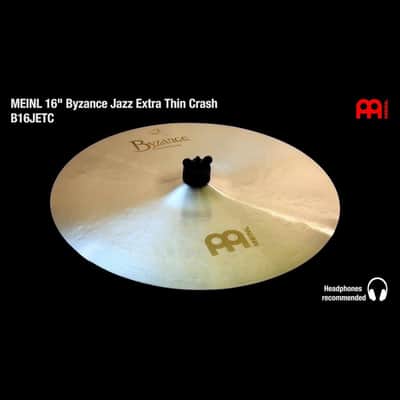 Meinl Byzance Jazz Extra Thin Crash Cymbal 16 image 2