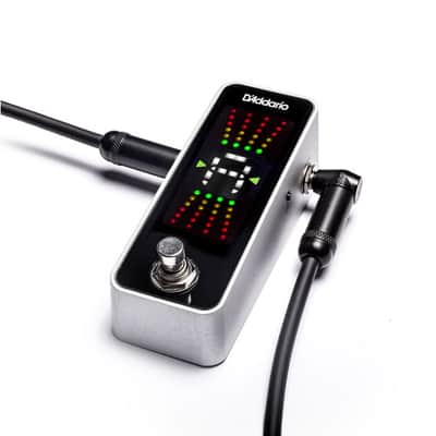 D'Addario PW-CT-20 32-Bit True Bypass Tuner Pedal New - Black image 4