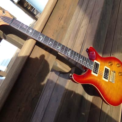 1999 PRS Custom 24 Artist model - Dark Cherry Sunburst highly flamed curly maple image 18