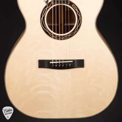 Huss & Dalton 30th Anniversary OM - Bearclaw Italian Spruce & Flamed Koa #3 of 10 image 3