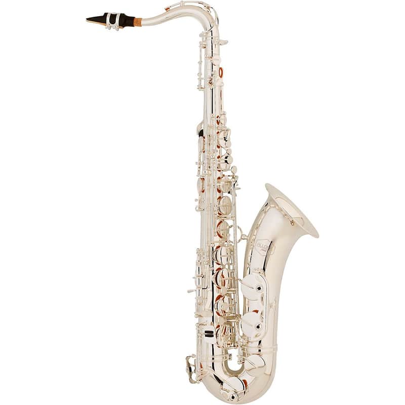 Allora ATS-550 Paris Series Tenor Saxophone Regular Silver Plated Silver Plated Keys image 1