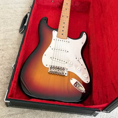 Fernandes FST-60 '80 Vintage MIJ Stratocaster Type Electric Guitar Made in Japan Stone "ISHI" Logo image 2
