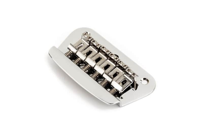 Fender Toronado Bridge Assembly, Nickel/Chrome image 1