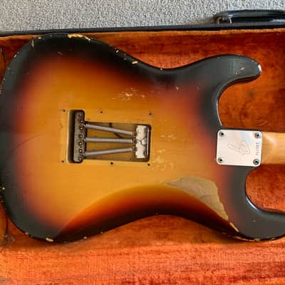 Vintage 1966 Fender Stratocaster with Brazilian Rosewood Fretboard image 4