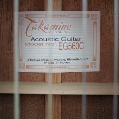 Takamine EG560C Blue Burst Acoustic Electric image 7