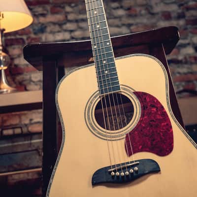 Oscar Schmidt OG2N Dreadnought Select Spruce Top Mahogany Neck 6-String Acoustic Guitar image 6
