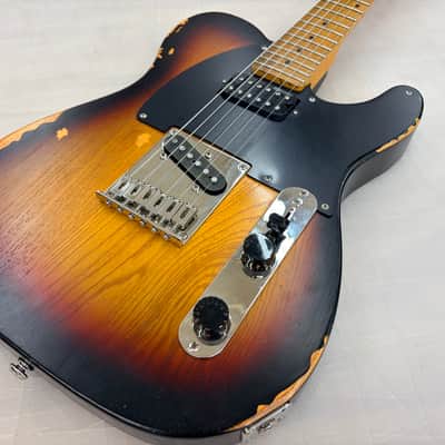 ESP LTD TE-254 Distressed 3-Tone Sunburst image 2