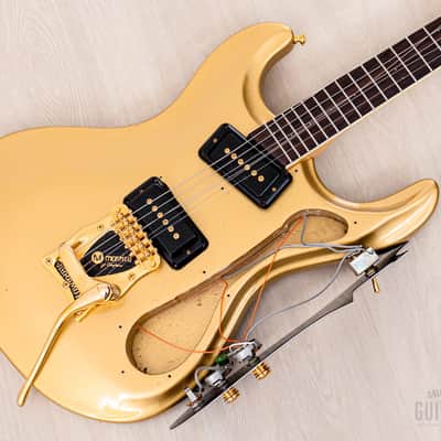 2000s Mosrite Ventures Model Super Custom 65 Gold w/ Gold Hardware, Vibramute & Case, Kurokumo image 18