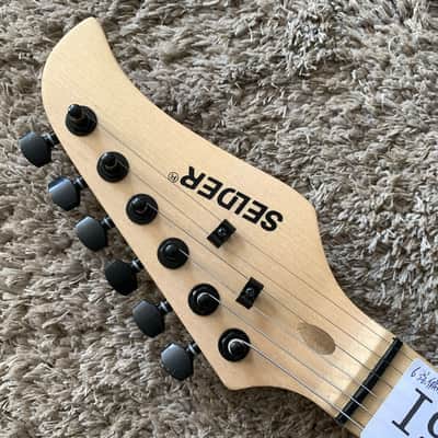 Tobacco Burst SSS Electric Guitar, Paulownia Body, Maple Neck image 6