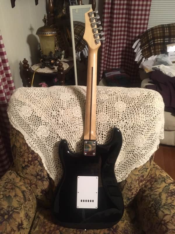 Johnson Johnson Est. 1993 Electric Guitar Black/White | Reverb UK