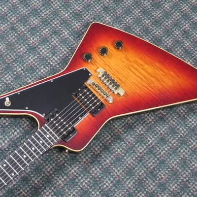 1982 Gibson E2 CMT Explorer Cherry Sunburst! w/OHSC image 3