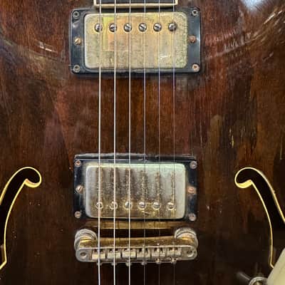 1970-1972 Gibson ES-355TDSV Stereo Walnut w/ Original Case in Fair Condition! image 4