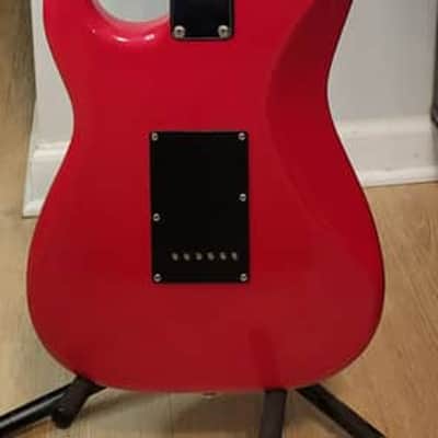 1987 Fender Japan Squier ST-331 Contemporary H - EMG 85 - Torino Red image 6