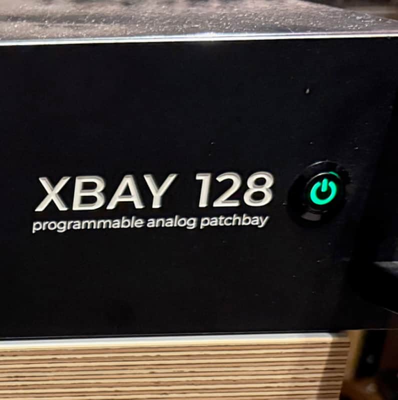 Anatal (Like Flock Audio ) XBay 128 Digital Control Analogue Patchbay ,2020 - black image 1