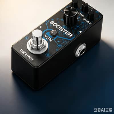 VSN LEF-318 Guitar Booster Pedal Pure Boost Effect Pedals Analog Pure Signal Amplification Sound Encouraging--Shipped from Irvine Warehouse in California by USPS image 4