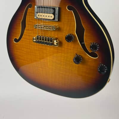 Washburn HB-35 TS 2012 - Sunburst ES style with serious upgrades, and Original Washburn Hardshell case. image 3