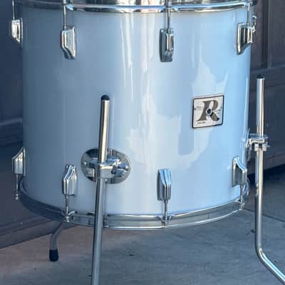 Vintage Rogers XP-8 Big R 18" Floor Tom Silver Mist Maple Shell for Drum Set image 3